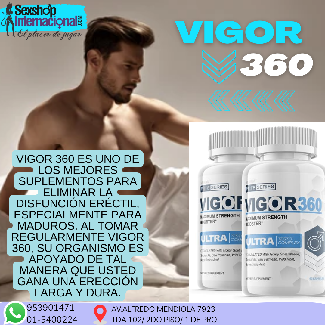 VIGOR 360 AMERICANO PASTILLAS POTENCIALIZADOR SEXUAL